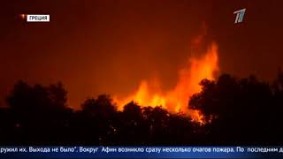 Трехдневный траур в Греции: пожары на юго-востоке страны унесли жизни 79 человек