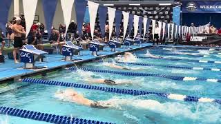 Mattia Mens 200 Freestyle Prelims Big 12 Championships, Arizona State University