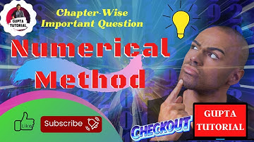 Numerical Method Chapter-wise Important Question #NepaliLangauge #BScCSIT #BIT #BCA #BEIT #BIM