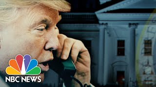 In Recorded Call Trump Pressures Georgia Secretary Of State To Overturn Results Nbc Nightly News