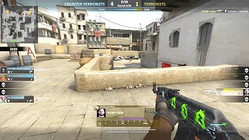 CS GO 1V5 CLUTCH DUST 2