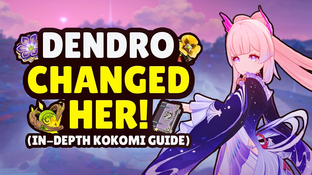 Она стала ещё лучше! — Руководство по сборке Кокоми (артефакты, оружие и состав команды)