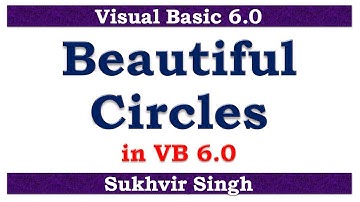 Beautiful Circles with Mouse Movement in VB 6