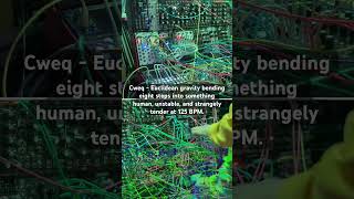 CWEQ - drifting Euclidean groove, unstable loops, pulse bending through noise and shimmer.