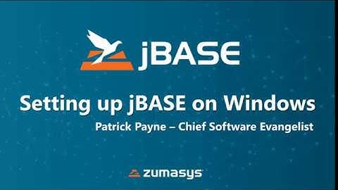 jBASE Setup on Windows: Installing jBASE
