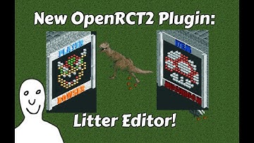 New OpenRCT2 plugin: Litter Editor!