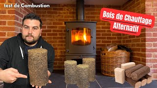 Compressed logs - Combustion test