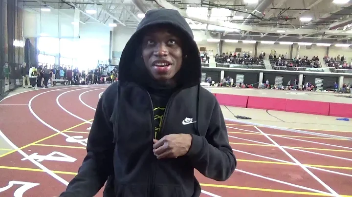 Nathaniel Barjolo of Central (RI) wins 55m dash in Class A