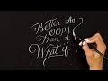 ​DIY Modern Calligraphy to Inspire Your Day