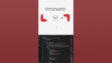 HTML CSS ANIMATION SUBSCRIBE BUTTON BY USING #javascript #shots #short #shortvideo #shortsfeed