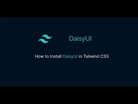 how to install CSS framework(tailwind CSS) and daisy UI on your react application
