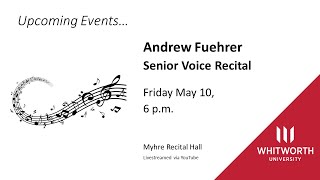 Andrew Fuehrer Voice Recital
