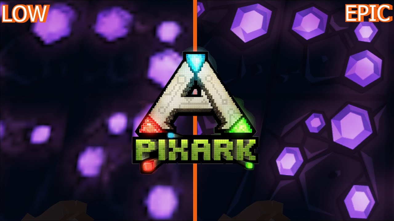 PixARK | Graphics Comparison | Low vs Epic - YouTube
