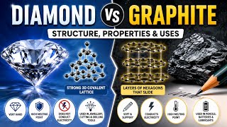 Diamond Vs Graphite | Structure, Properties and Uses