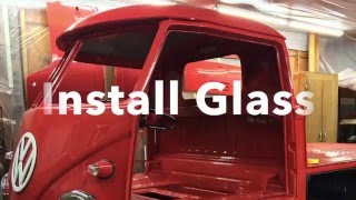 VW bus Single Cab Window Installation