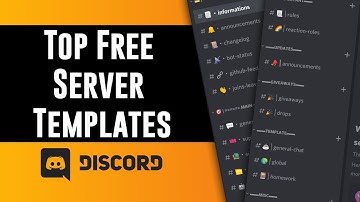 Top 3 discord server template and how to replace it with a existing server