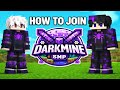 HOW TO JOIN DARKMINE SMP🎉