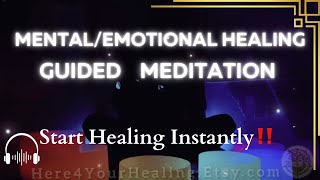 Guided Meditation for Mental And Emotional Healing - Reiki Infused - Soothing Sounds