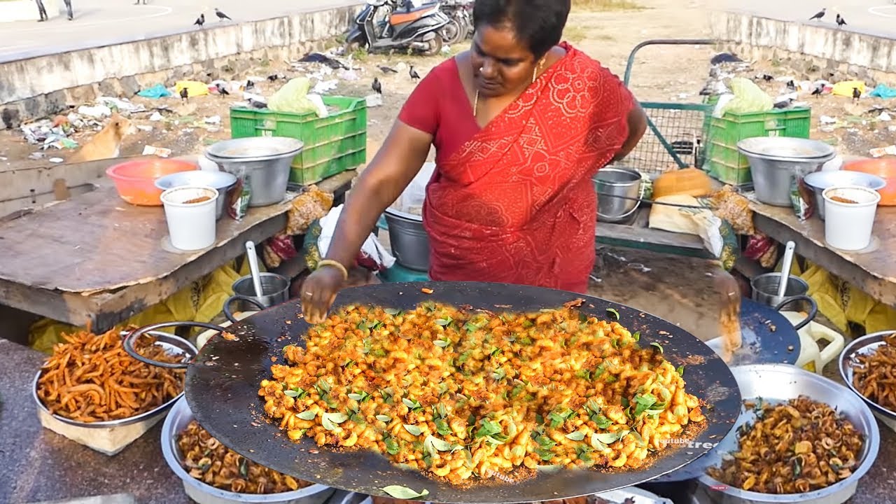 Madrasi Masala Crispy Prawn Fry On Big Paan | Street Food | STREET FOOD