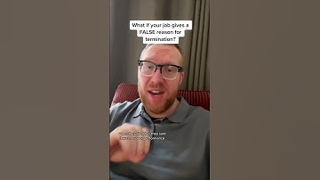 What if your job LIES about the reason you were fired?