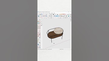 #sketchup_core Modern Side Table Modeling in SketchUp #sketchup #tutorial  #sketchup_core #table
