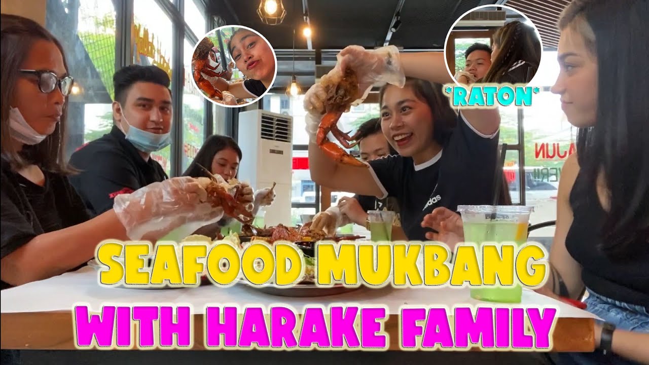 SEAFOOD MUKBANG WITH HARAKE FAMILY | RANA HARAKE