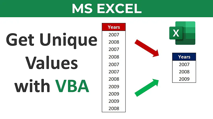 How to extract unique values in Excel with VBA | VBA Scripting Dictionary Tutorial  | Excel VBA