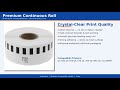 DK22210 Brother Compatible Labels