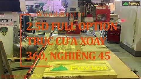 MÁY PHAY CNC TRUNG TÂM VÀ TRỤC CƯA XOAY 5 TRỤC WM-1625RS5. Lưỡi cưa xoay 360 độ, nghiêng 45 độ.