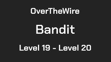 OverTheWire Bandit Level 19 - Level 20