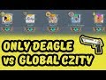5x DEAGLE ONLY vs cheaty na Globalu [z TEAMEM]