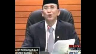 Menteri Agama RI :  1 Syawal 1432 H Jatuh Pada 31 Agustus 2011
