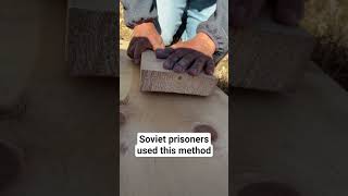 How Soviet Prisoners Made Fire from Ashes #fire #survival  #bushcraft