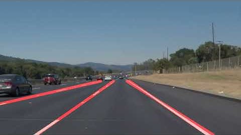 Multiple Lane Detection Demo with Canny Edge , Hough Line , and K-means