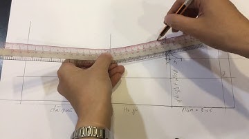 Hướng dẫn vẽ rập quần pijama , quần dài lưng thun dễ hiểu cho các bạn mới học may