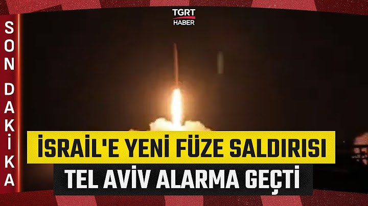 #SONDAKİKA | İran'dan İsrail'e Yeni Füze Saldırısı: Tel Aviv Alarm Durumuna Geçti - TGRT Haber