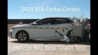 20192021 KIA Forte/Cerato/K3 FMVSS 301 Rear Crash Test (50 Mph)