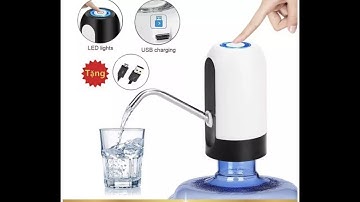 Máy hút nước tự động phù hợp mọi loại bình sử dụng sạc USB