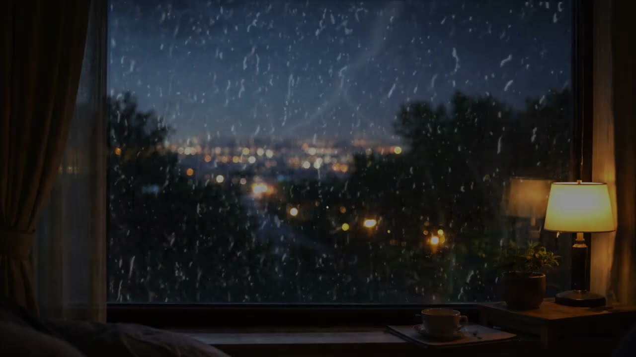 Relaxing Thunder and Rain Night Sounds for Deep Sleep - YouTube