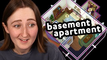 building a sims house with a *basement apartment*