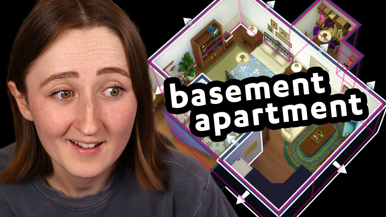 building a sims house with a *basement apartment*