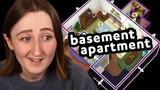 building a sims house with a *basement apartment*