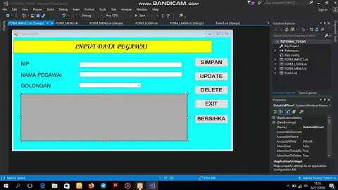 TUTORIAL KETIGA MEMBUAT FORM INPUT DATA PEGAWAI MENGGUNAKAN VISUAL STUDIO (VB) 2017 DATABASE MYSQL