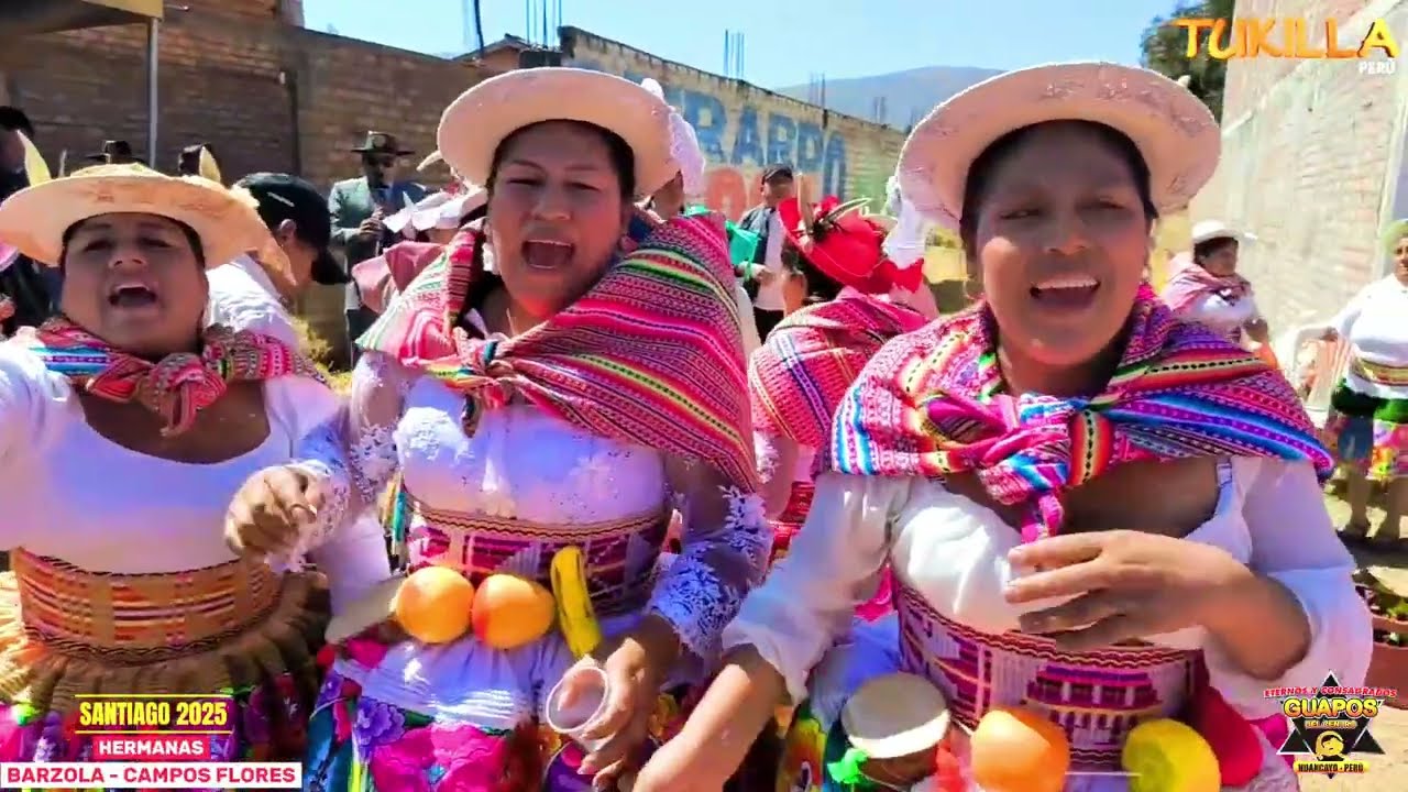 ORQ. LOS GUAPOS DEL CENTRO en el SANTIAGO HONOR A HUAYTAPALLANA 2025 Fam. BARZOLA - CAMP0S FLORES