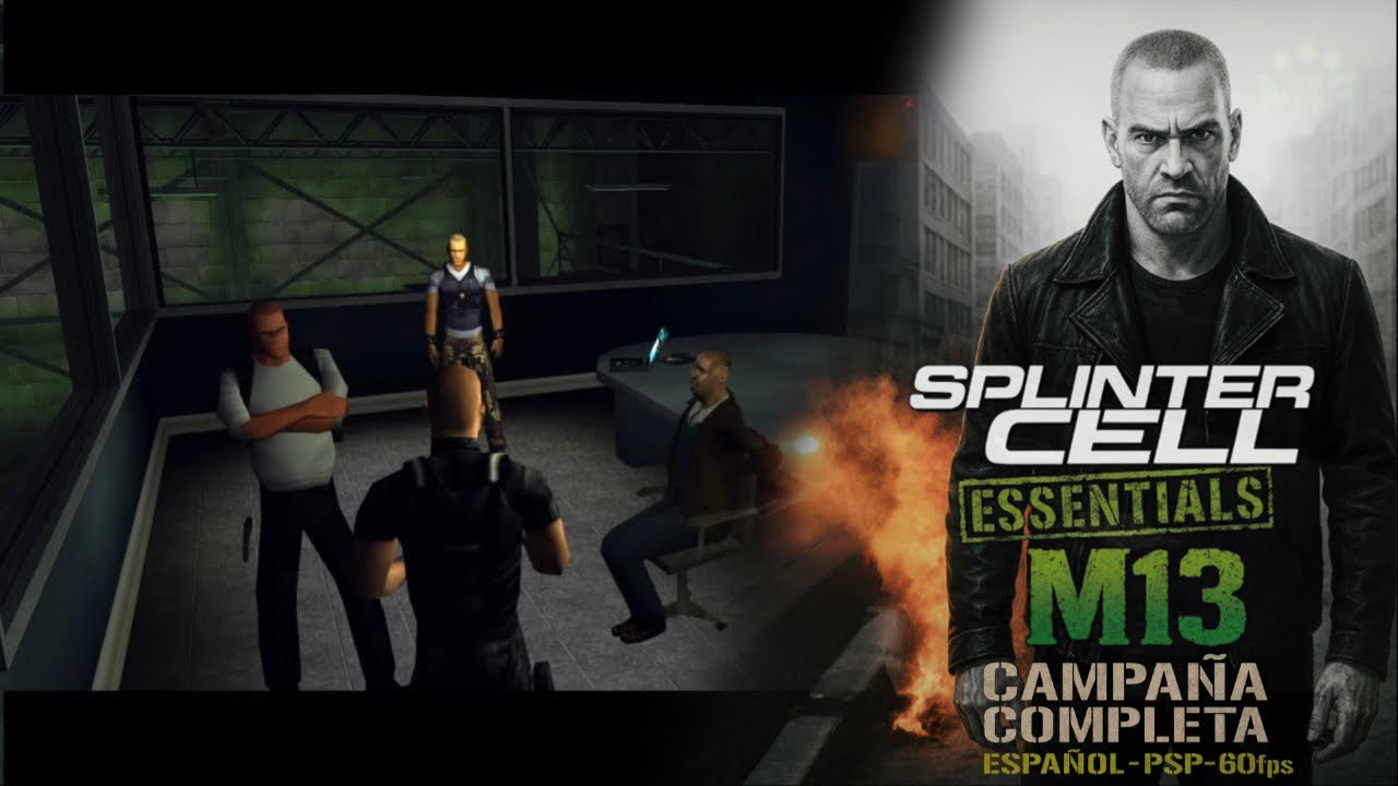 Tom Clancy's Splinter Cell Essentials - CAMPAÑA COMPLETA - ESPAÑOL - PSP HD 60 FPS)
