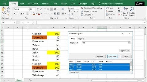 MS Excel: How to Select All Specific Value, Data & Cell (Easy)