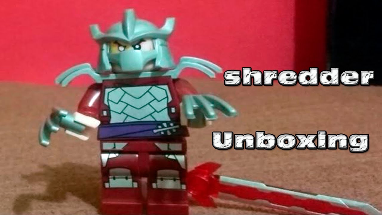 shredder lego Unboxing YouTube