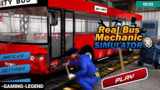 Real Bus Mechanic Workshop 3D Android Gameplay HD screenshot 2