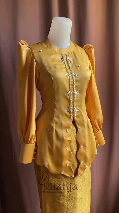Baju Melayu warna kuning ini bikin jatuh hati pandangan pertama #bajukurung #jahitdress #fypyoutube
