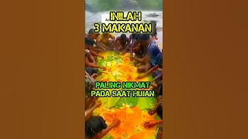 Inilah 3 makanan paling terbaik pada saat hujan #shorts #fun #makanan